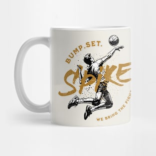 Bump Set Spike Volleyball graphic Mug